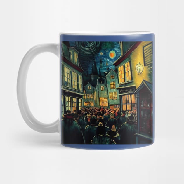 Starry Night in Diagon Alley by Grassroots Green